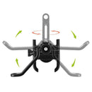 XANES 50-95mm Aluminum Alloy Bicycle Phone Holder 360 Rotatable Adjustable Extremely Firm Grip Mobile Handlebar Bracket for MTB Motorcycle Electric Vehicle