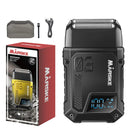 MARSKE MS-3412 Electric Beard Shaver High Speed Motor Beard Trimmer for Men Reciprocating 2-Blade Shave System Hair Clippers Electric Shave