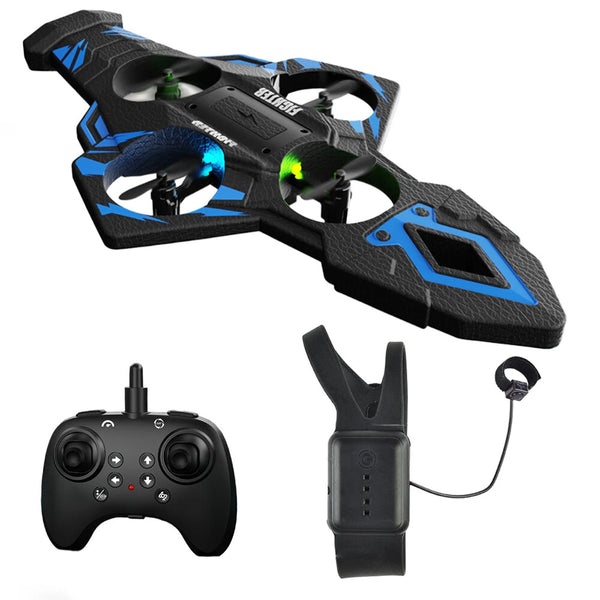 H36 2.4G Flying Sword EVA Foam 360 Flip Roll Turbofans Motors 4CH LED RC Toy Gift Remote Control Drone Airplane Quadcopter Stunt Glider RTF