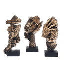 16.5cm Modern Resin Figure Statue Abstract Sculpture Craft Art Home Ornament