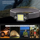 LED+XPE Strong Light Magnetic Headlamp Type-C Rechargeable LED Head Flashlight Outdoors Camping Fishing Emergency Headlight