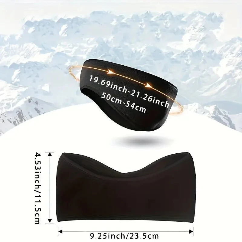 XANES Winter Warm Ear Cover Headband Warm Cold Head Cover Ear Muffs for Men Women Outdoor Skiing Running Biking Universal