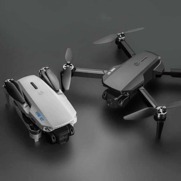 YLR/C E88 GT WiFi FPV with 4.9inch Large LCD Screen Controller HD Dual Camera Optical Flow Positioning Brushless Foldable RC Drone Quadcopter RTF