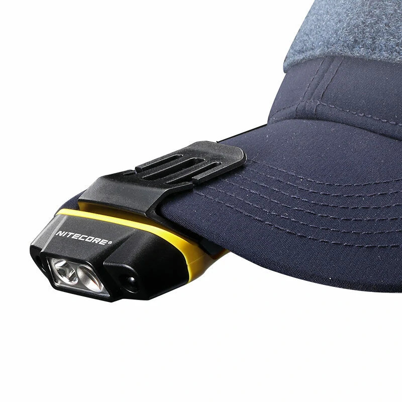 NITECORE NU11 Outdoor Intelligent Motion Sensor Hat Clip Headlamp for Night Fishing with Long Battery Life and Super Brightness HeadLight