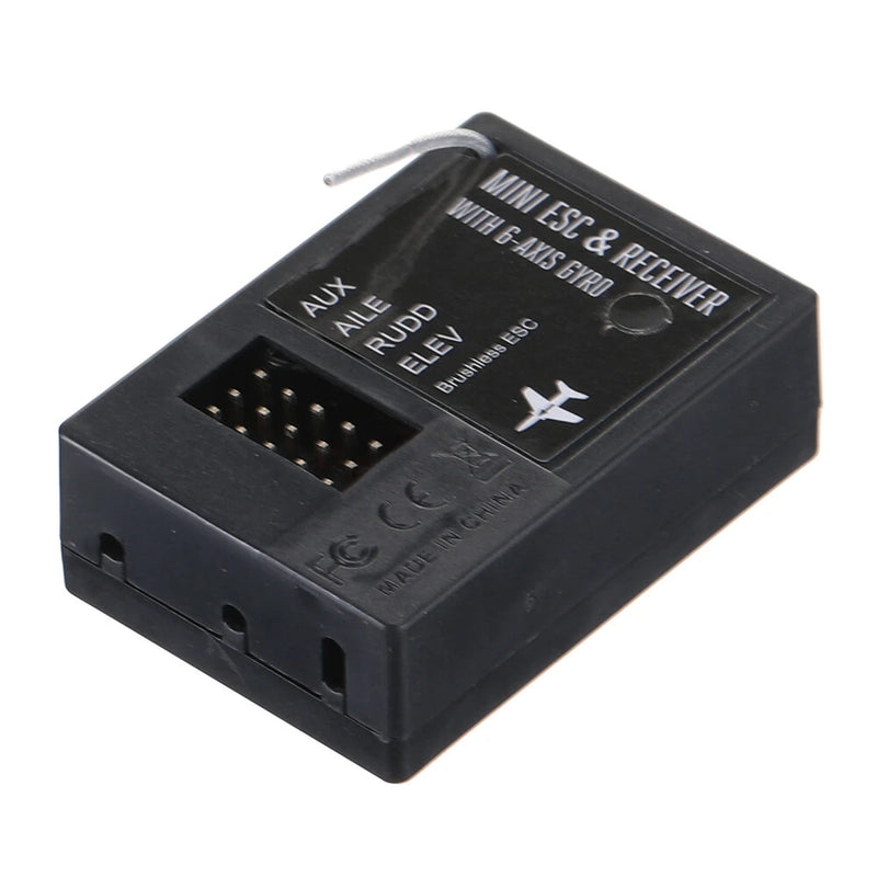 Volantex RC EAR403 PR2202 5CH Receiver with Gyro for RC Airplane 765-1/Super Cup 765-2/Mustang 768-1/767-2 Ranger 750