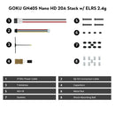 16mm*16mm Flywoo GOKU GN405 Nano HD 20A 2-4S Stack V3 with TXCO ELRS 2.4Ghz Support DJI O4 / O4 Pro FPV Racing Drone