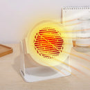 400W Portable Heater Fan Home Heater Heating Heater Shake Head Heater Household Small Electric Heater Desktop for Office Home