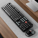MOFii AI Voice Keyboard and Mouse Set Wireless bluetooth Combo 66 Languages Translation Type-C Rechargeable AI Shortcut Key for Computer Laptop
