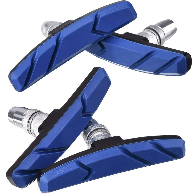 1 Pair Rubber Brake Pads Safety Grippy 2 Colour MTB Road Bike Parts for Cycling