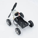 130 Brush Motor Creative Wind Powered Car Material Kit Students DIY Handmade Science Technology Small Production Experiment Toys