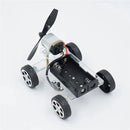 130 Brush Motor Creative Wind Powered Car Material Kit Students DIY Handmade Science Technology Small Production Experiment Toys