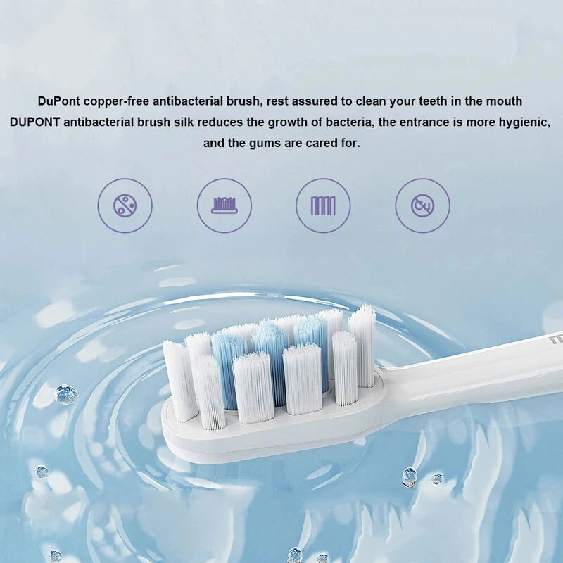 Xiaomi Mijia T302 Sonic Electric Toothbrush with DuPont Antibacterial Bristles Four Cleaning Modes 150 Days Battery Life 360 Wireless Charging, and IPX8 Waterproof for Comprehensive Oral Hygiene Care
