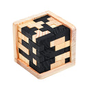 Wooden Cube Puzzle Letter 54T/54L Luban Locking Creative Educational Toy Brain IQ Mind Early Learning Game Gift Children
