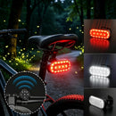 LAOTIE X6 RGB Bicycle Rear Light with Wireless Remote, IPX5 Waterproof E-Bike Turn Signal Indicators, USB-C Charging Cycling Tail Lamp for ENGWE, SAMEBIKE, Xiaomi M365, Ninebot