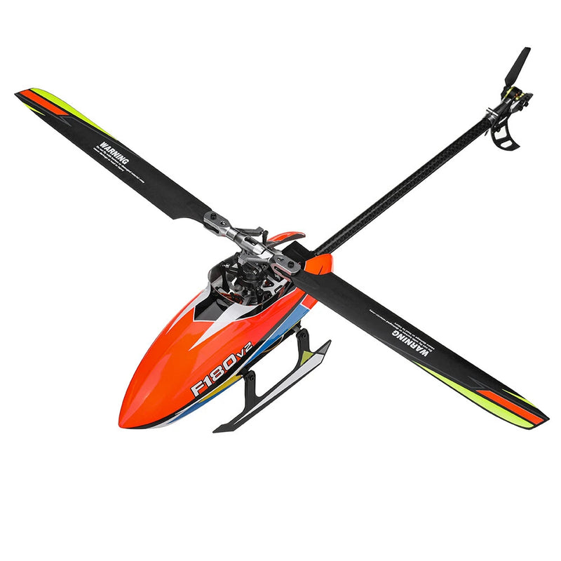 Eachine & YXZNRC F180 V2 6CH 3D6G System Dual Brushless Direct Drive Motor Flybarless RC Helicopter RTF Compatible with FUTABA S-FHSS