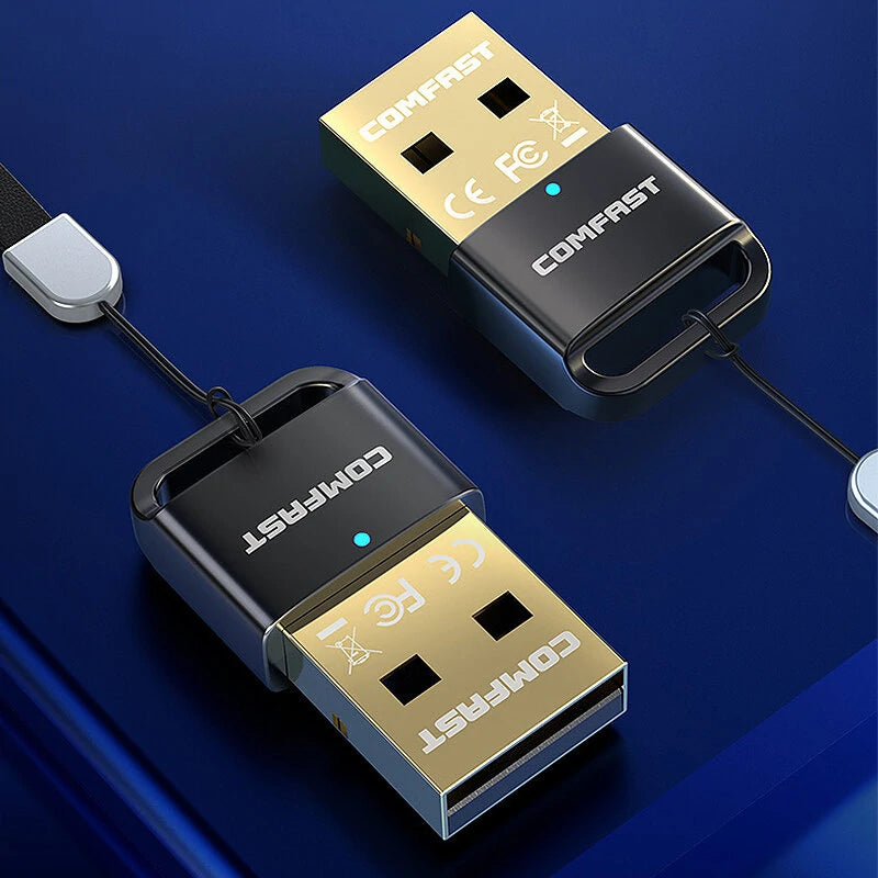 COMFAST CF-B03 USB bluetooth 5.1 Adapter Free Driver 2 in 1 bluetooth Receiver Transmitter for PC Phone Tablet