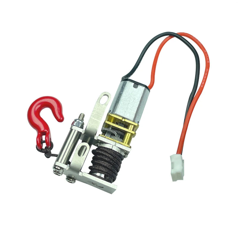 LDR/C LDP06 1/12 Unimog 435 RC Car Upgraded Metal Winch Set LP0006 LP0007 Vehicles Models Spare Parts