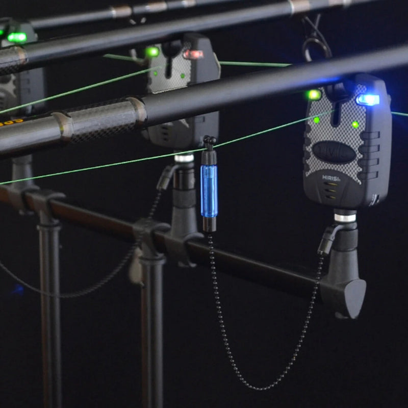 ZANLURE Fishing Alarm Kit 3PCS Water Resistant Blue LED Swinger Bite Alarm Set for Fishing