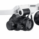 Headband Head-Mounted Repair LED Lamp Light Magnifying Glass Magnifier Loupe