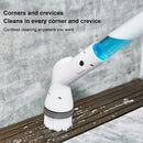 5-in-1 Multifunctional Electric Cleaning Brush Wireless Rotating Mop Up to 180 mins Cleaning for Kitchen Bathroom