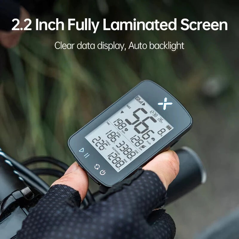 XOSS G2 Plus Bicycle Computer Wireless With Bluetooth ANT+ Cycling Speedometer IPX7 Waterproof Bike Odometer Stopwatch Bike Accessories for MTB Road Cycle/City Bike