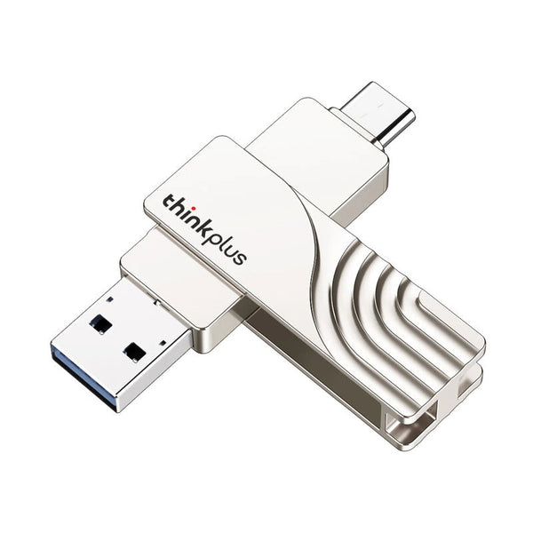 Lenovo Thinkplus TPCU301 Type-C3.1 & USB3.0 Flash Drive 256GB/128GB/64GB 100MB/s High Speed Pendrive Memory Stick Storage U Disk