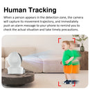 Vstarcam CS49LM 3MP HD Smart Indoor Network Security Camera with Smoke Gas Detector PTZ Color Night Vision Human Tracking Two Way Audio Wireless WiFi Camera