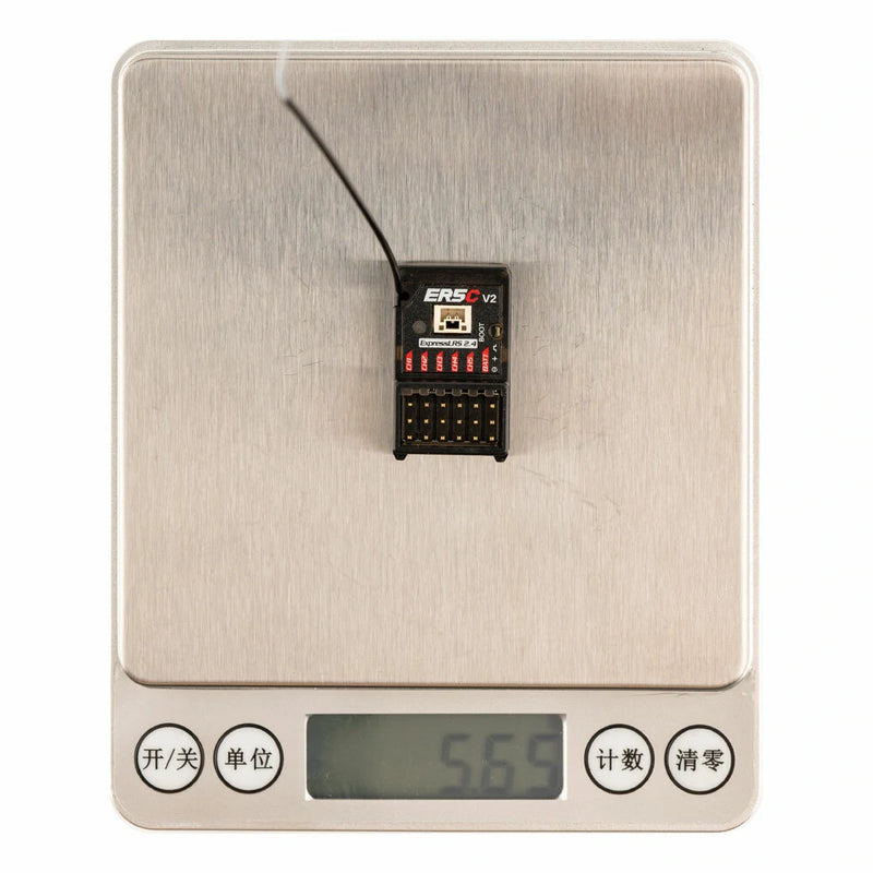 Radiomaster ER5C V2 2.4GHz 5CH ELRS PWM RX Receiver for RC Airplane Car Boat MT12 Radio Controller