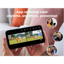 Hiseeu 2 Pack 6MP WIFI IP Camera Wireless Security Camera 5G 2.4G WiFi Dual Lens PTZ Outdoor Motion Tracking Color Night Vision