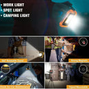 2024 1000LM Super Bright Portable LED Spotlight Camping Lamp 3000mAh LED Work Light Rechargeable Outdoor Waterproof Working Light