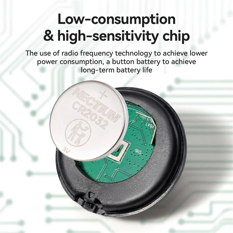 ROCKBROS RT1W Mini GPS Tracker System FindMy App Air Tag Key Bluetooth 5.1 Sound Guidance Anti-Theft Remote Tracker Child Pet Finder