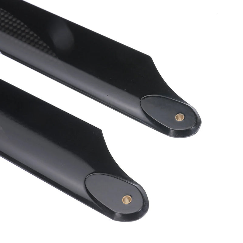1pair PUDU 350mm Carbon Fiber Main Rotor Blade Propeller For RC Helicopter