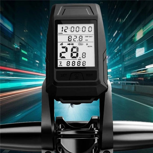 BIKIGHT 3 in 1 GPS Wireless Bicycle Computer 120dB Cycling Horn 900LM Bike Headlight Type-C Charging Speedometer Horn Light for MTB Night Riding Safety