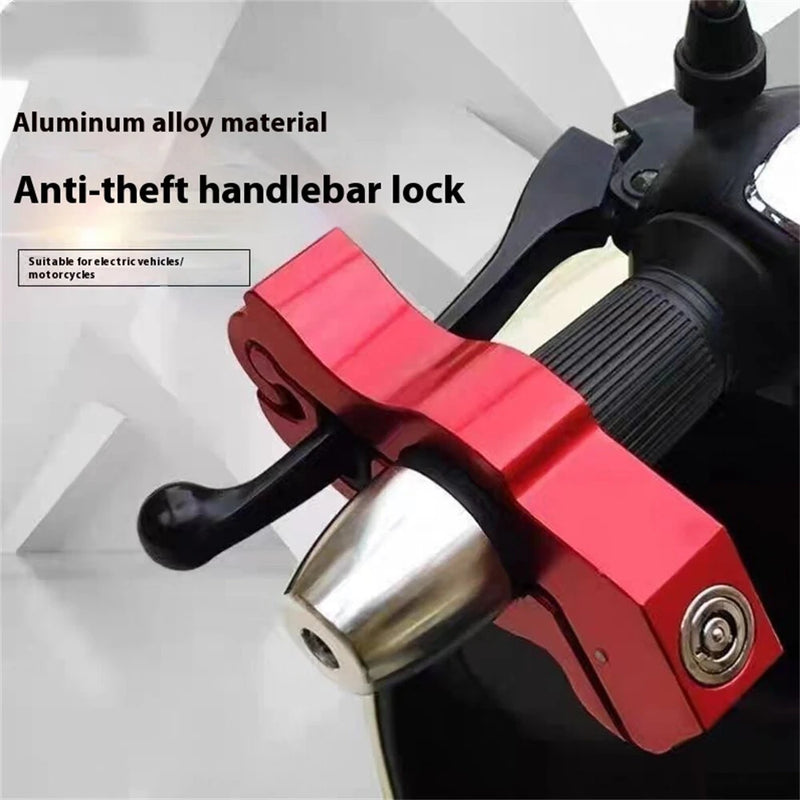XANES Anti-Theft Aluminum Alloy Handlebar Lock for Bike Motorcycle E-Bike Universal Portable Bicycle Secure Lock