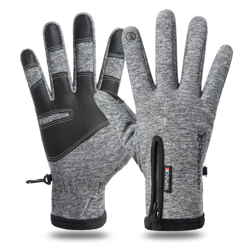 XANES 1Pair Warm Winter Gloves Waterproof Touch Screen Windproof Thermal Cycling Gloves Cold Weather Running Hiking Ski Sports Gloves