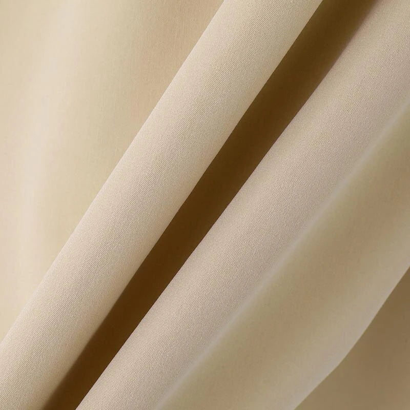 INCERUN Mens Deconstructed Tie-Detail Long Sleeve Shirt Fashion Solid Color Button Lapel Top Shirts for Male