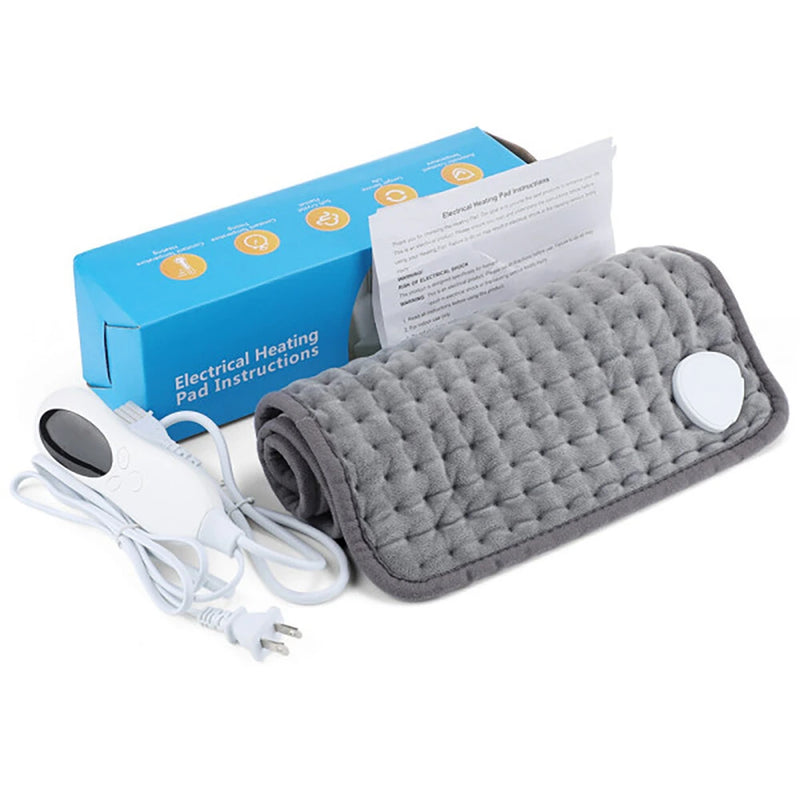 30x60cm Multi-function Washable Electric Blanket with 10 Heating Mode Adjustable Temperature Heating Pad Soft Warm Blanket Overheating Protection