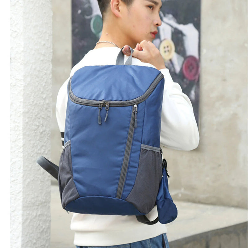 IPRee 20L Day Pack Portable Foldable Backpack Folding Mountaineering Bag Ultralight Outdoor Cycling Rucksack Travel Hiking Knapsack