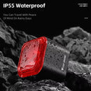 WEST BIKING Smart Brake Sensing Bicycle Taillight LED Digital Power Display Auto-stop Type-C 1100mAh Long Endurance Portable Bike Back Light for MTB Bike Road Bike Scooter