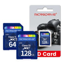 Microdrive Class10 High Speed SD Memory Card 128G/64G SD Card Flash Card Smart Card for Camera Driving Recorder Laptop Computer