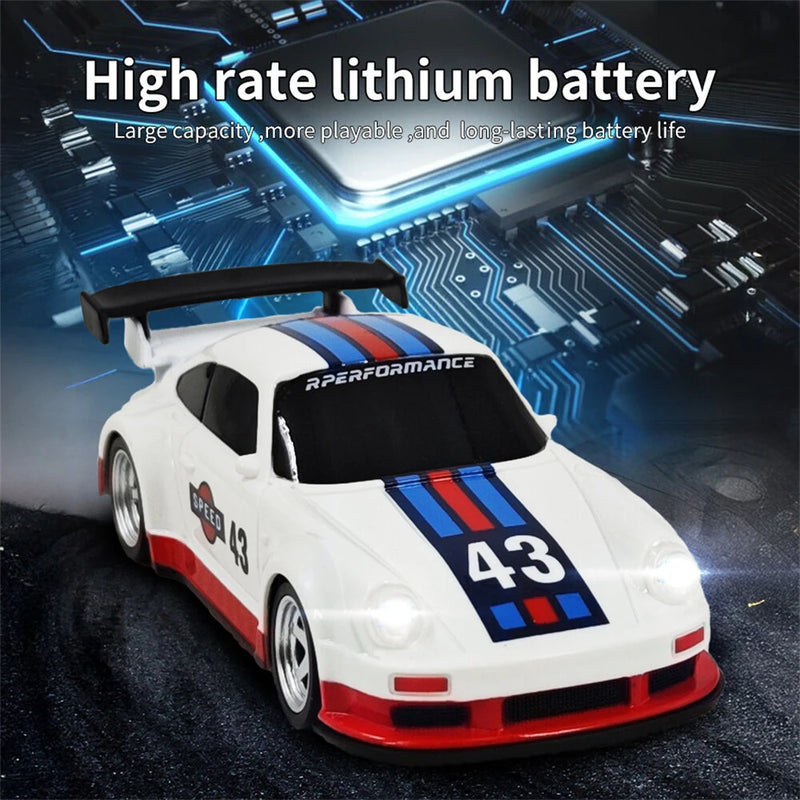 JIABAILE 4305/06/07/08/09 RTR 1/43 2.4G 4WD Drift RC Car Optional Gyro Mini Race LED Light Radio Control High-Speed Motor On-Road Racing Vehicle Model Boys Gifts Outdoor Toys