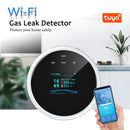 Tuya Wi-Fi Gas Leak Detector Natural Gas LPG Alarm Heat Sensor TFT LCD Display Remote Monitoring Home Safety