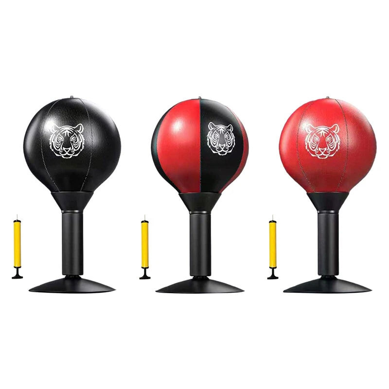 KALOAD Adult Boxing Training Bag Leather Desktop Speed Ball Wall-Mounted Strong Cup Kids Fitness Training Equipmen