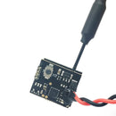 EWRF 701U 5.8Ghz 48CH 25mW 600tvl F1.4mm 120 Degree Wide Angle 3 in 1 AIO Video Transmitter FPV Camera Pal VTX  for FPV Racing RC Drone