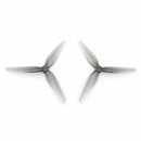 2 Pairs HQprop Durable Prop T4X2X3 4020 4 Inch 3-Blade Propeller Grey (2CW+2CCW) Poly Carbonate for FPV Racing RC Drone