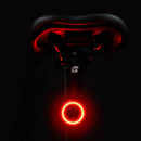 MEROCA Bicycle Rear Light USB Charging High Visibility Multifunction Flashing With Brake Sensor Tail Light MTB Road Bike Lamps