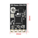 RunCam SkyGuy Nano 2.4GHz ExpressLRS ELRS 100mW IPEX1 Receiver for FPV Racing Drone RC Airplane
