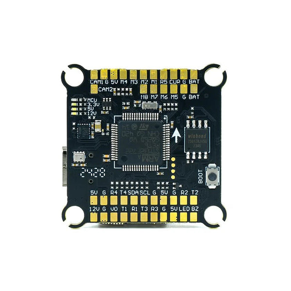 30.5*30.5mm Axisflying ARGUS PRO ECO Stack F722 Flight Controller 100A 4-8S 8-bit / 32-bit ESC for RC FPV Racing Drones