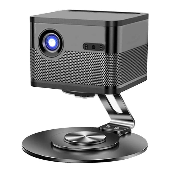 360 Rotary Table Projector Stand Adjustable Desktop Projector Mount Bracket with 1/4" Screw for Video Projector Home Theater