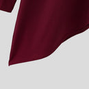 INCERUN Mens Textured High Neck Long Sleeve Knitted Sweater Comfortable High Stretch Fall Winter Tops for Male S-5XL